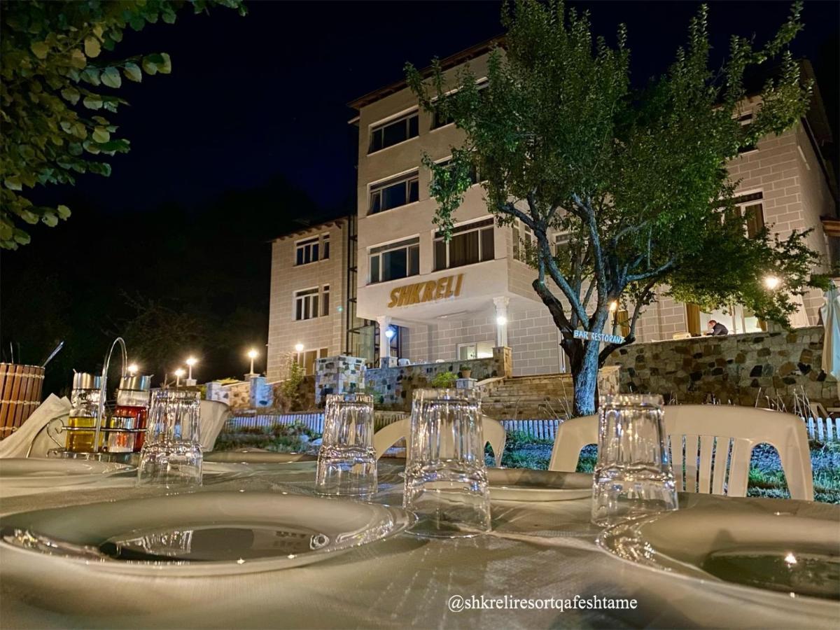 Cudhi-Kamt Shkreli Resort Qafeshtame מראה חיצוני תמונה