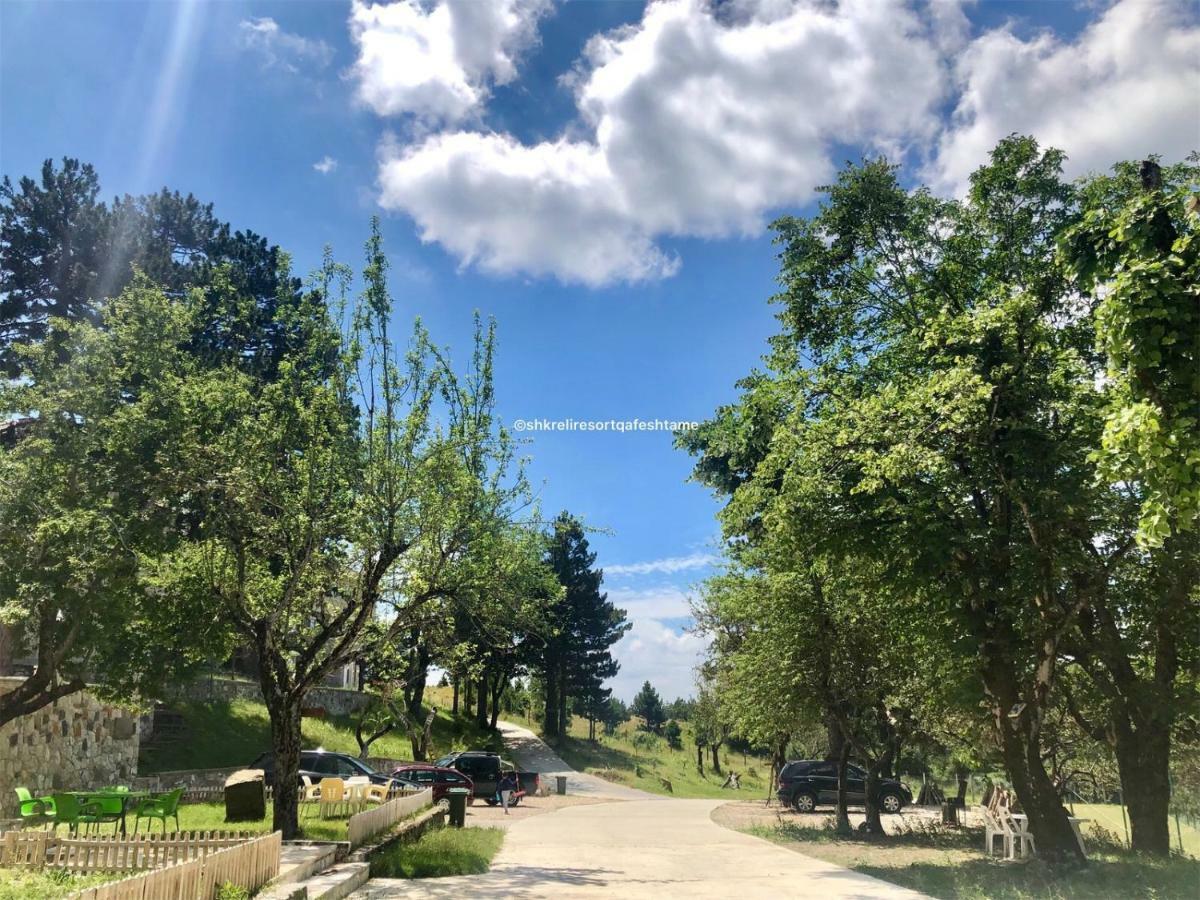 Cudhi-Kamt Shkreli Resort Qafeshtame מראה חיצוני תמונה